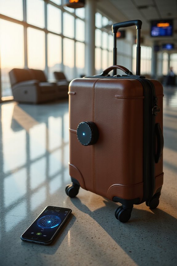 bluetooth luggage tracking alerts