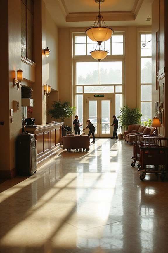 check in timing for cleanliness