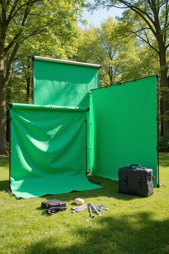 choosing portable green screens