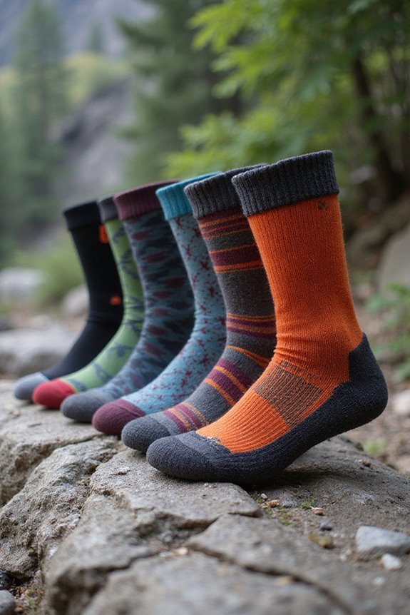 comfortable hiking sock options