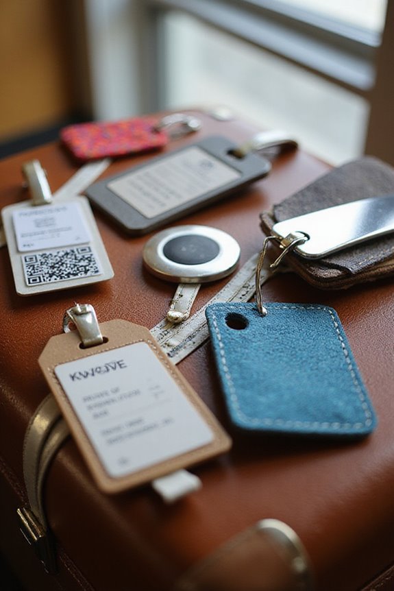 customizable and secure luggage labels