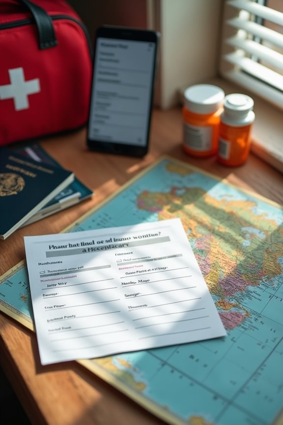 essential medical information checklist