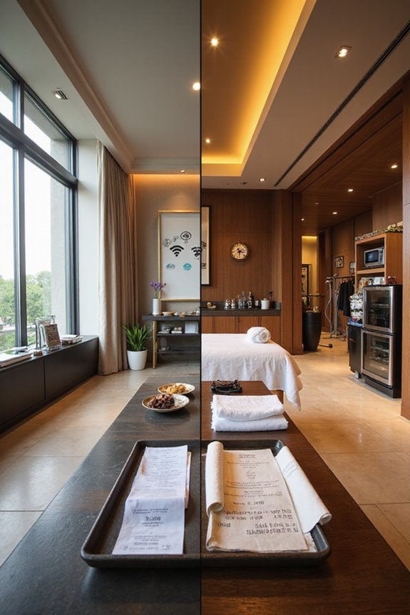 free vs paid hotel amenities