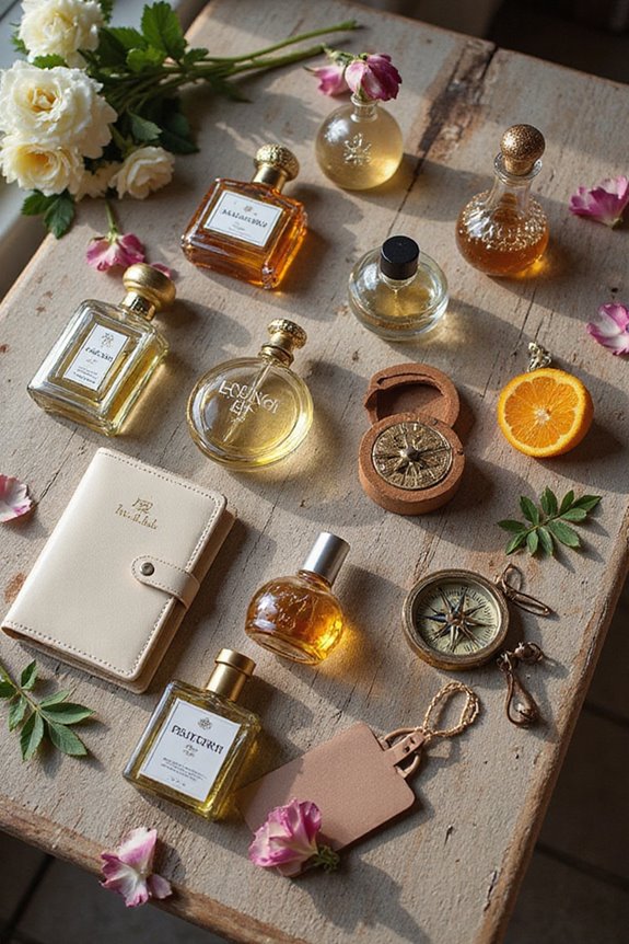 fresh travel perfumes selection