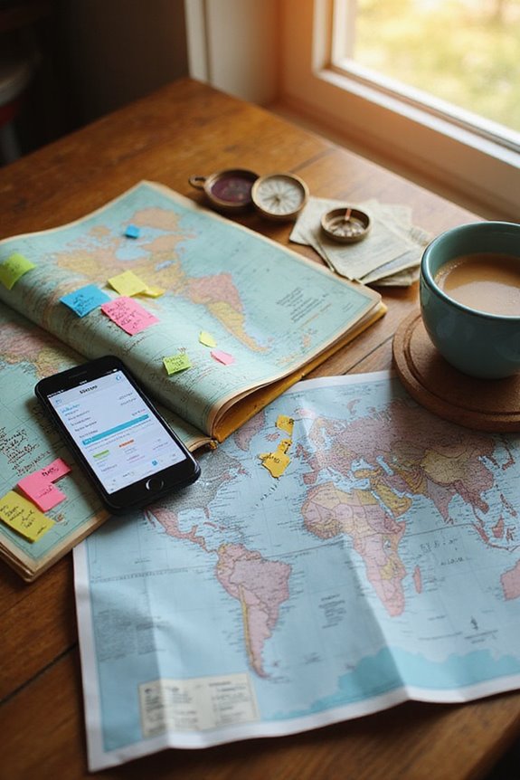 itinerary planning and organization