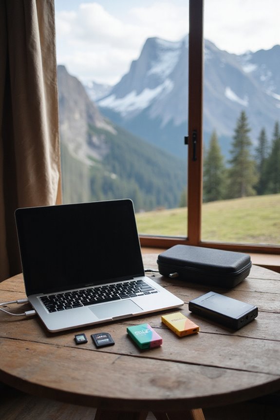 lightweight portable photo backups