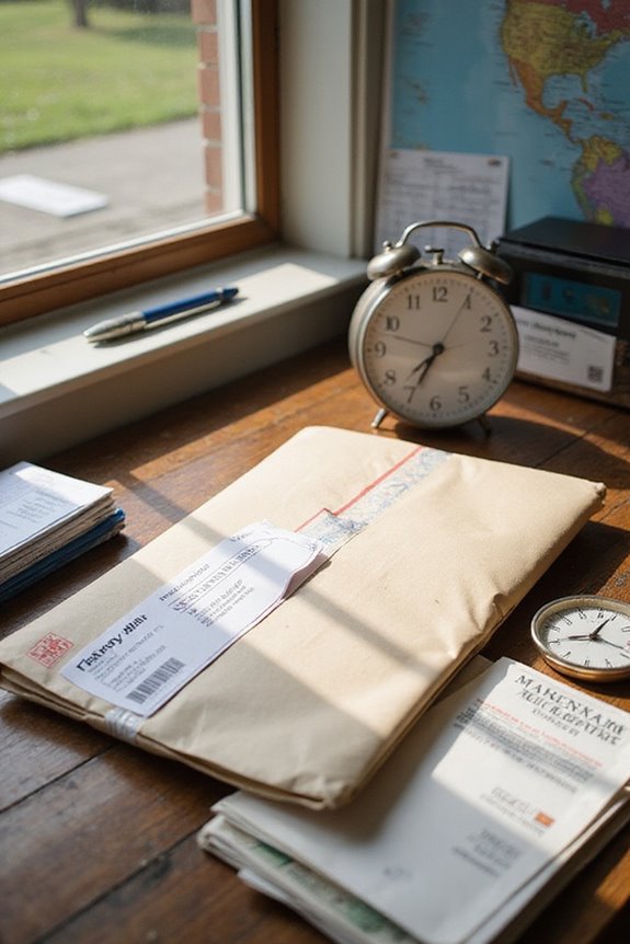 mail with tracking options
