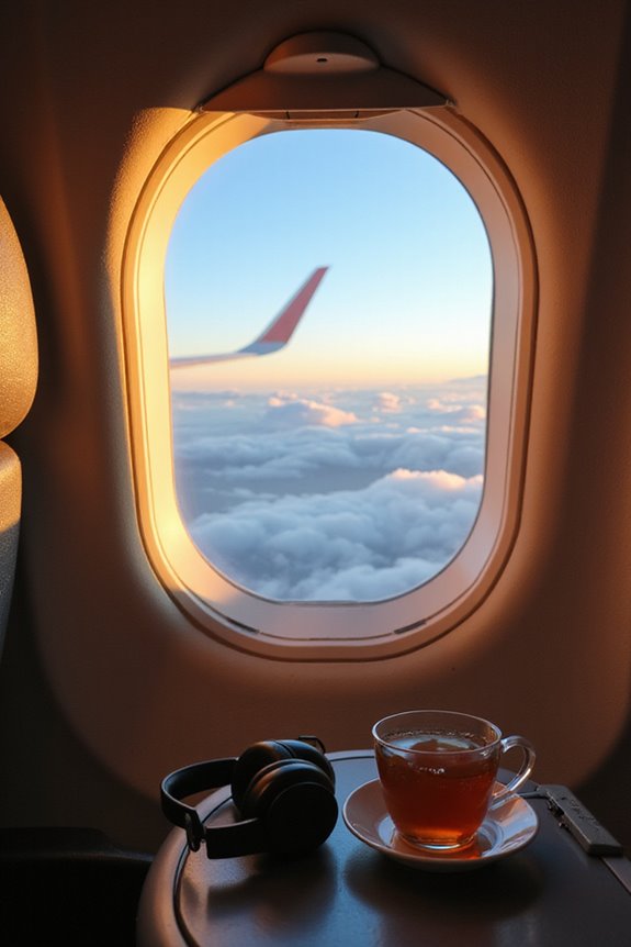 manage flight motion sickness