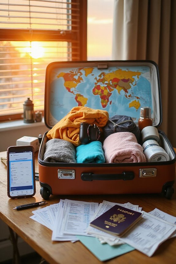 packing essentials and organization