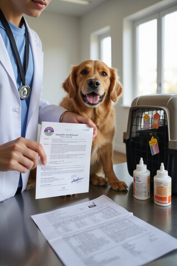 pet travel health requirements