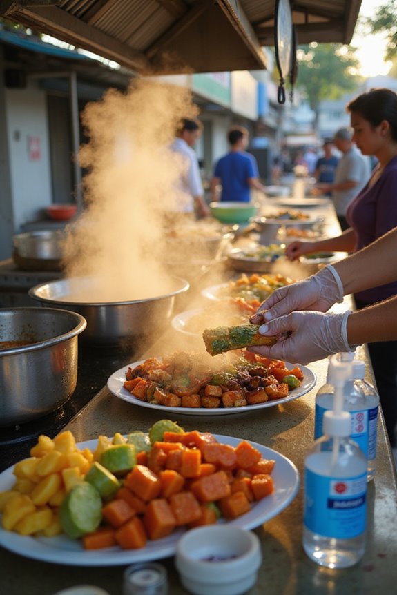safe eating while traveling