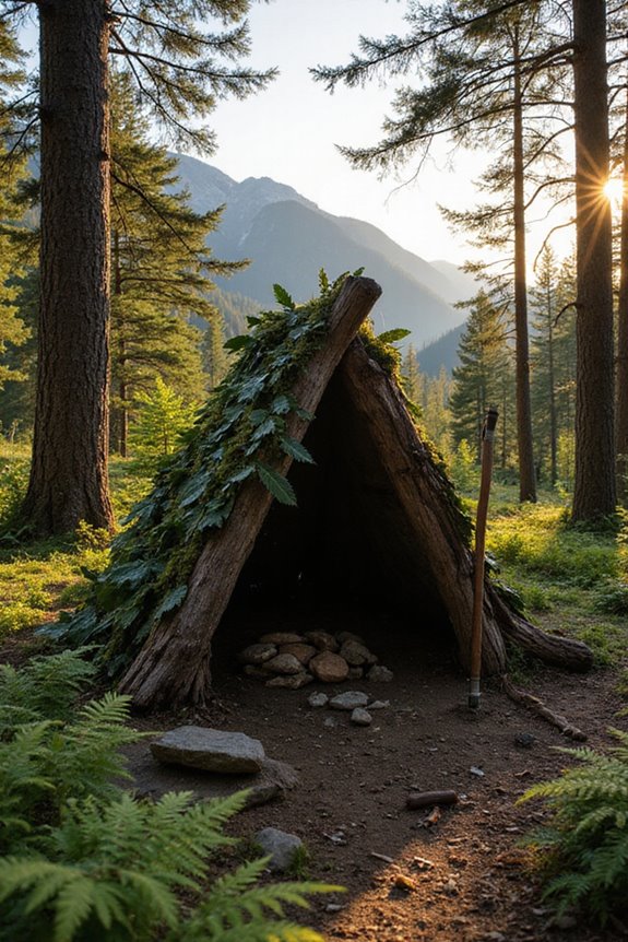 shelter building in nature