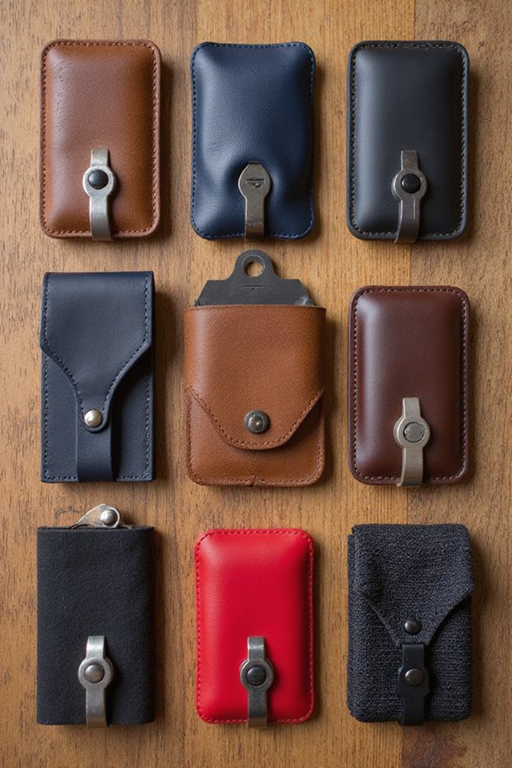 stylish airtag holder options