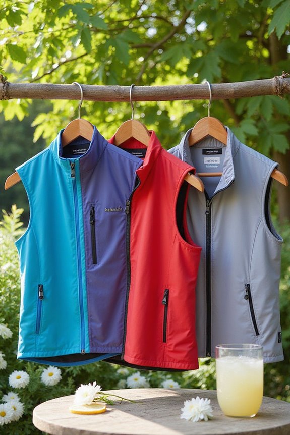 summer comfort with cooling vests