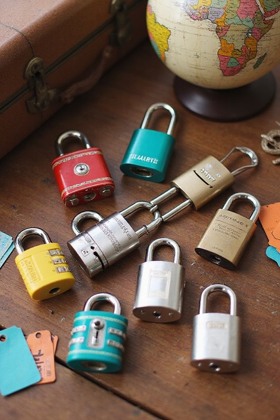 travel security with locks