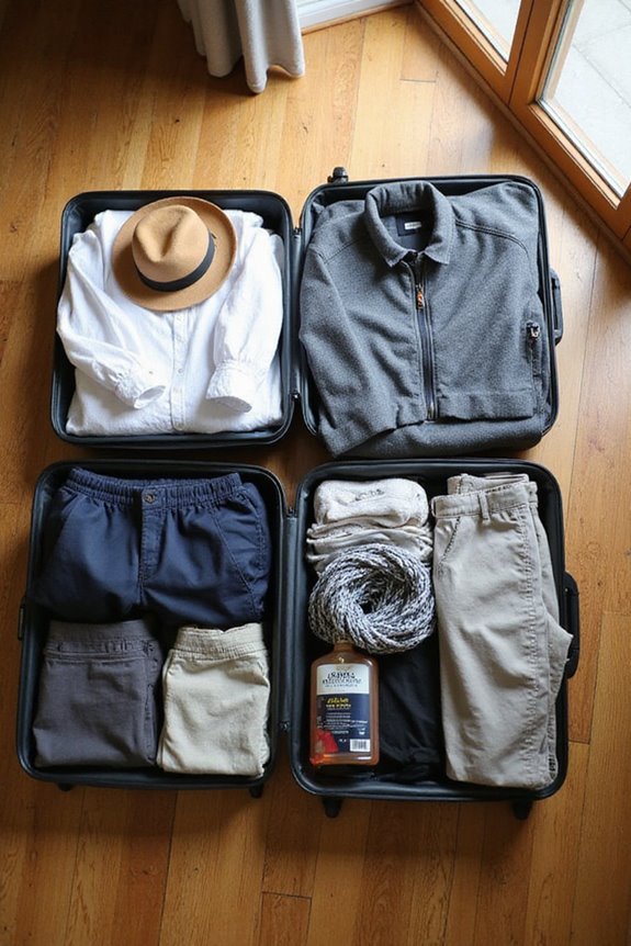 versatile layerable travel clothing