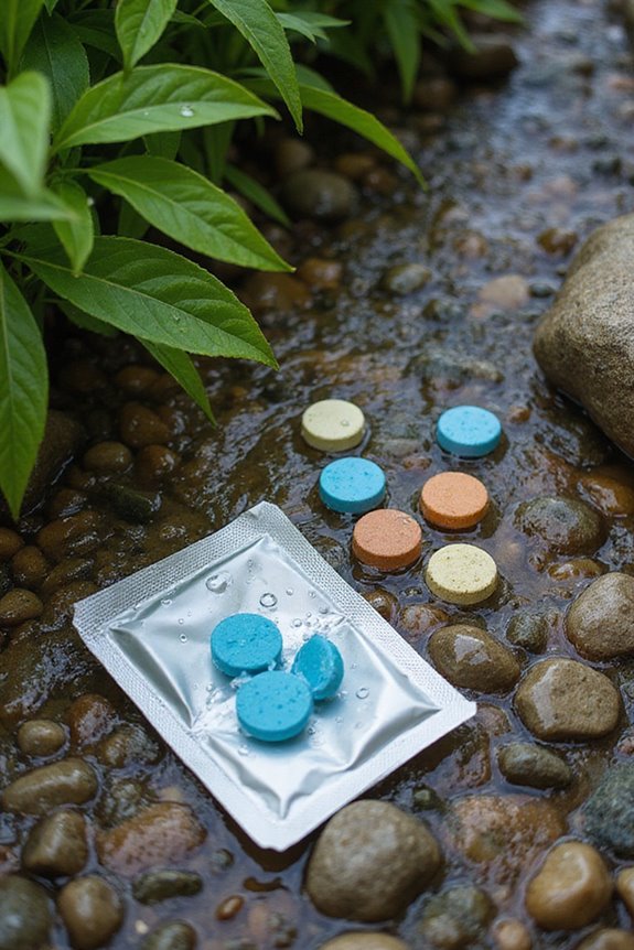 water purification tablet considerations