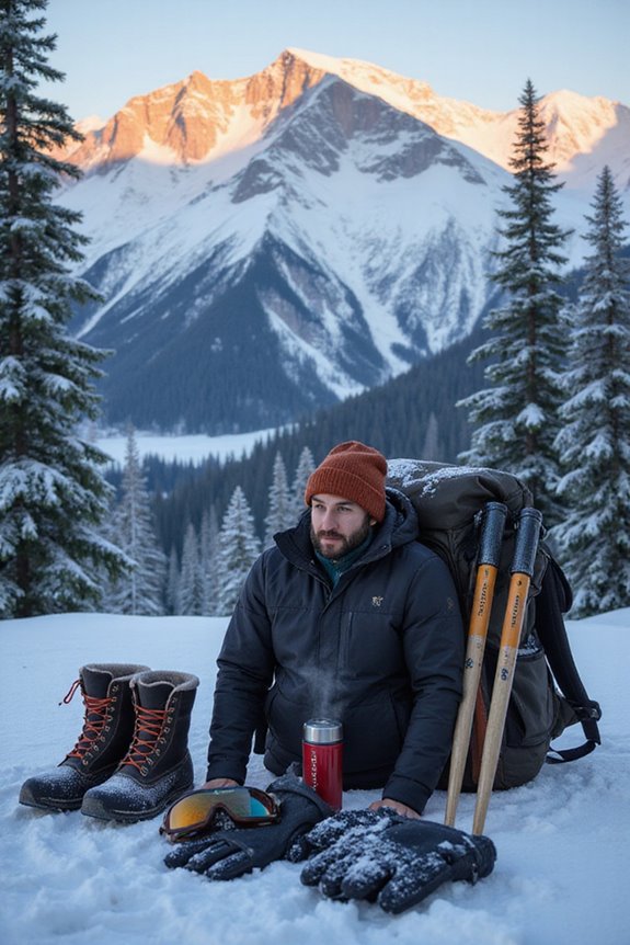 winter layering and essentials